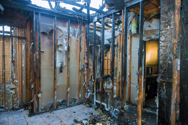 Professional Emergency Fire Cleanup technician working in Martha Lake, WA